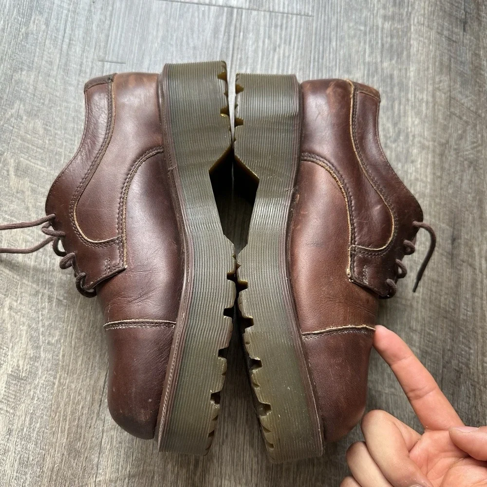 90's Vintage Dr. Martens 8639 Platform Size 7‎ Made In England Y2K Rare Chunky